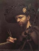 Giovanni Paolo Lomazzo Self-Portrait as Abbot of the Accademiglia oil painting artist